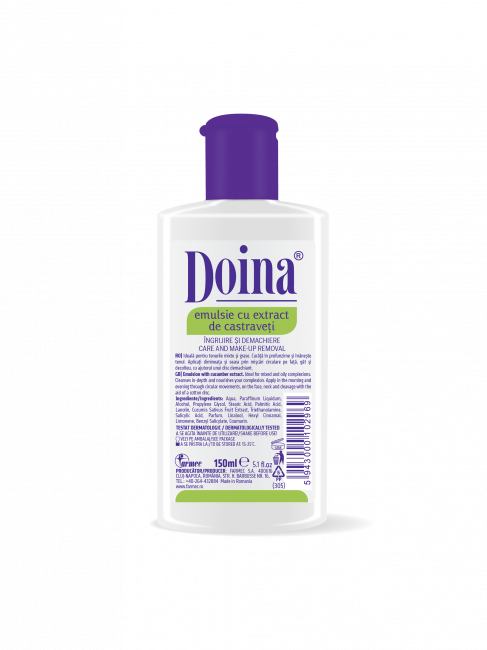 Produse pentru ten - Doina Emulsie cu extract de castraveti, 150 ml