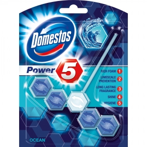 Odorizanți WC - Domestos Odorizant WC cu bile, 55 g, Power 5 Ocean