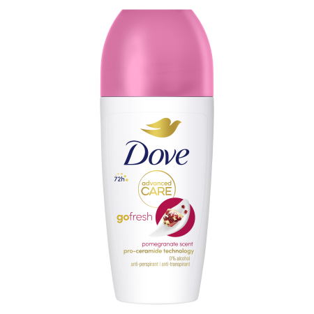 Roll-on - Dove Antiperspirant Roll-on, Femei, 50 ml, Pomegranate