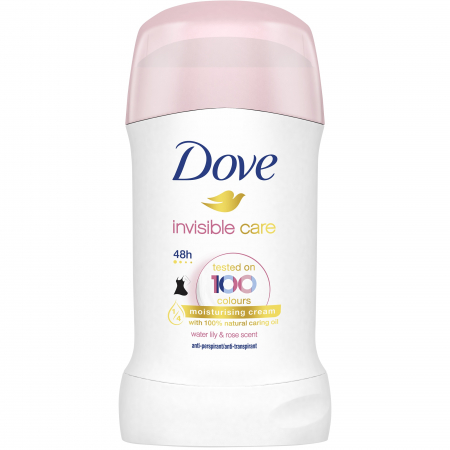 Stick - Dove Deodorant stick, Femei, 40 ml, Invisible Care