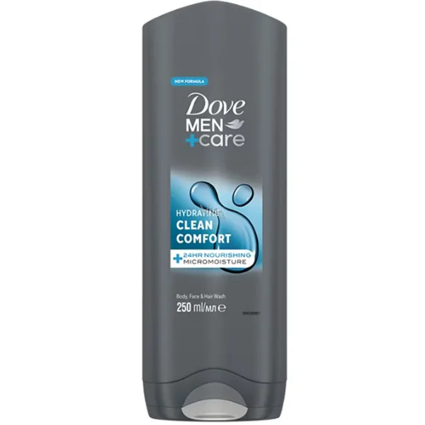 Gel de duș - Dove Gel de dus, Barbati, 250 ml, Men Care Clean Comfort