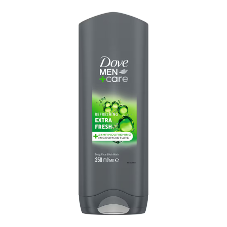 Gel de duș - Dove Gel de dus, Barbati, 250 ml, Men Care Extra Fresh