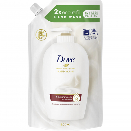 ÎNGRIJIRE PERSONALĂ - Dove Rezerva sapun crema lichid, 500 ml, Nourishing Silk