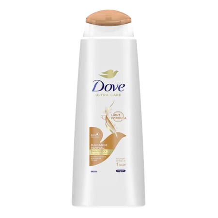 Îngrijirea părului - Dove Sampon, 400 ml, Radiance Revival pentru par uscat