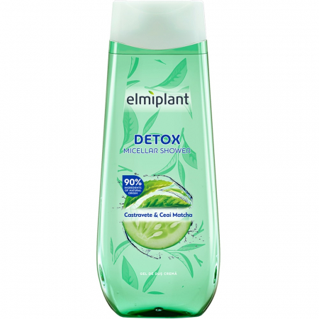 Gel de duș - Elmiplant Gel de dus, 400 ml, Detox
