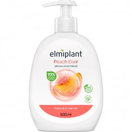 Săpun - Elmiplant Sapun lichid, 500 ml, Peach Elixir