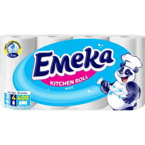Prosoape de hârtie și șervețele - Emeka White Prosop hartie, 4 role