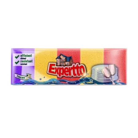Bureți de vase și lavete - Expertto Bureti pentru vase, 5 buc