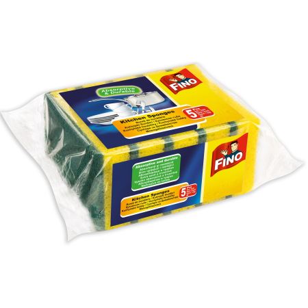 Bureți de vase și lavete - Fino Bureti pentru vase, 5 buc