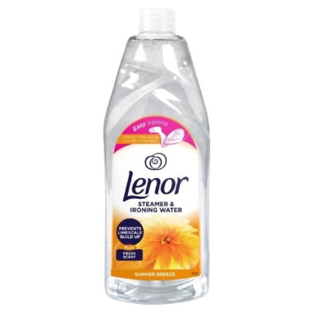 Soluții anticalcar, igienizante și întreținere țesături - Lenor Apa distilata parfumata pentru fierul de calcat, 1 L, Summer Breeze
