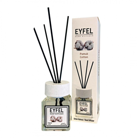 Odorizanți cameră - Eyfel Odorizant de camera, cu betisoare, 120 ml, Cotton