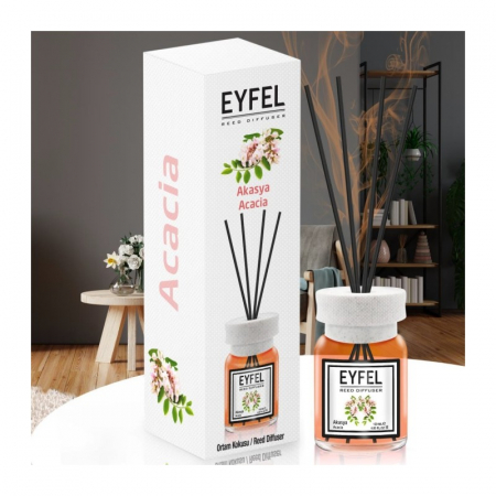 Odorizanți - Eyfel Odorizant de camera, cu betisoare, 120 ml, Acacia