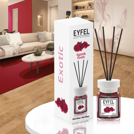 Odorizanți cameră - Eyfel Odorizant de camera, cu betisoare, 120 ml, Exotic