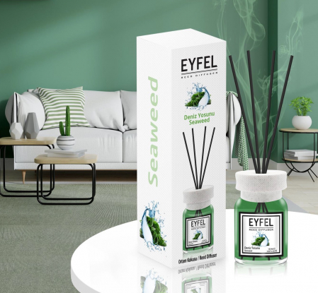 Odorizanți cameră - Eyfel Odorizant de camera, cu betisoare, 120 ml, Seaweed