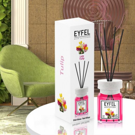 Odorizanți cameră - Eyfel Odorizant de camera, cu betisoare, 120 ml, Tulip