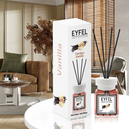 Odorizanți cameră - Eyfel Odorizant de camera, cu betisoare, 120 ml, Vanilla
