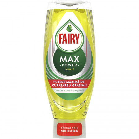 Detergenți vase - Fairy Detergent pentru vase, 730 ml, Max Power Lemon
