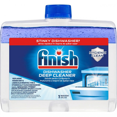 Detergenți mașina de spălat vase - Finish Solutie curatare pentru masina de spalat vase, 250 ml