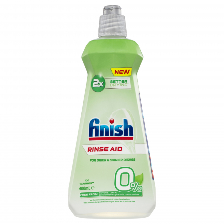 Detergenți mașina de spălat vase - Finish Solutie de clatire pentru masina de spalat vase, 400 ml, 0 percent
