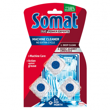 Detergenți mașina de spălat vase - Somat Tablete curatare pentru masina de spalat vase, 3 buc