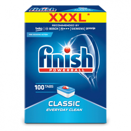 Finish Tablete pentru masina de spalat vase, 100 buc, Classic [0]