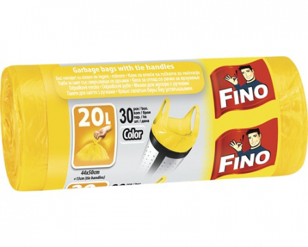 Saci menajeri - Fino Saci menajeri, cu manere, 20 L, 30 buc