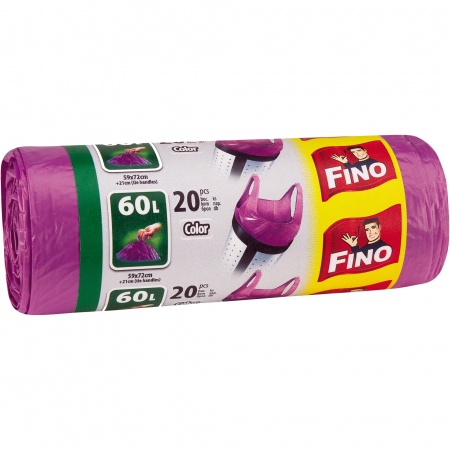 Saci menajeri - Fino Saci menajeri, cu manere, 60 L, 20 buc