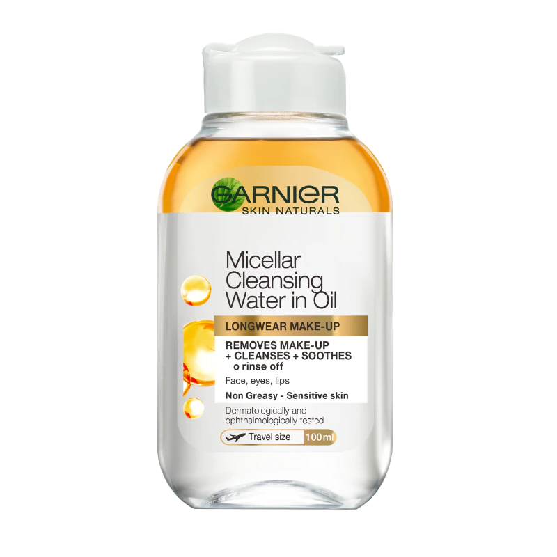 Apă micelară - Garnier Apa micelara bifazica, 100 ml, Skin Naturals, imbogatita cu ulei de argan