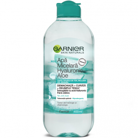 Apă micelară - Garnier Apa micelara, 400 ml, Skin Naturals, Hyaluronic Aloe