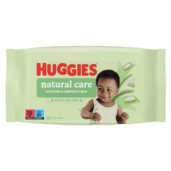 Șervețele umede - Huggies Servetele umede, 56 buc, Natural Care