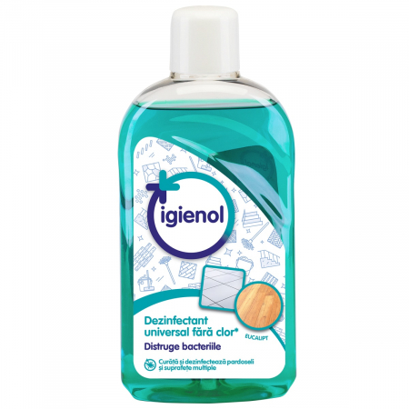 Detergenți diverse suprafețe - Igienol Dezinfectant universal, 1 L, Eucalipt