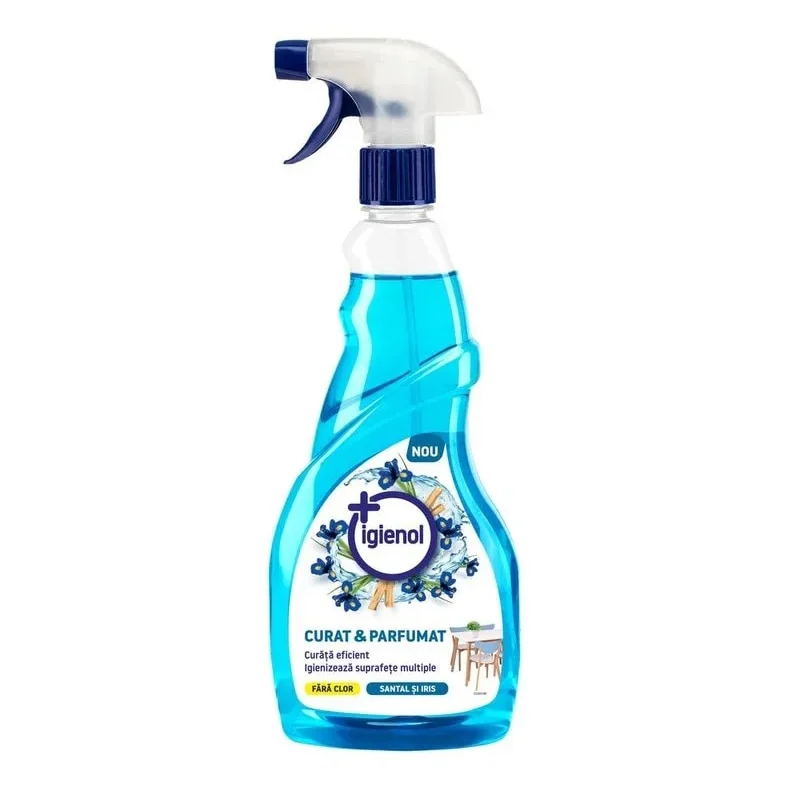 Curățare universală - Igienol Solutie curatat multisuprafete, 750 ml, Curat & Parfumat, Santal si Iris