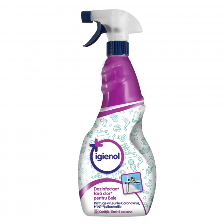 Curățare baie - Igienol Solutie de curatat baia, 750 ml, Antibacterian