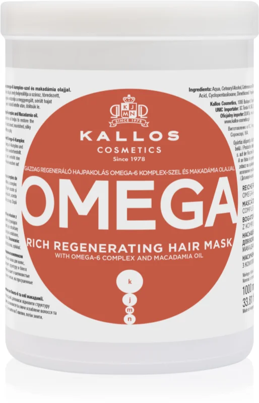 Mască de păr - Kallos Masca de par, 1L, Omega
