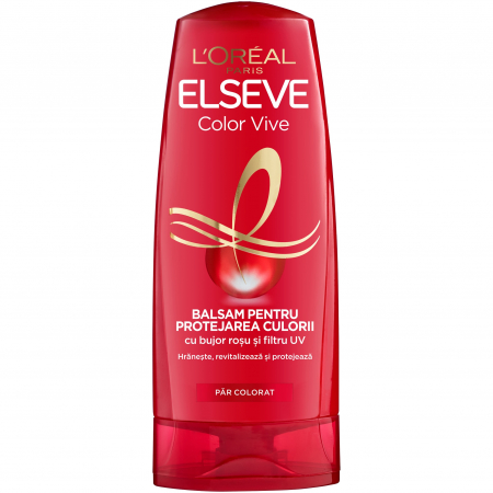 Balsam de păr - L'Oréal Elseve Balsam, 400 ml, Color Vive, pentru par vopsit