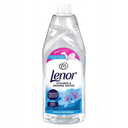 Soluții anticalcar, igienizante și întreținere țesături - Lenor Apa distilata parfumata pentru fierul de calcat, 1 L, Spring Awakening