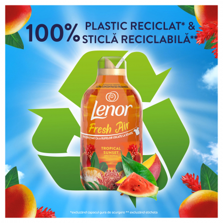 Lenor Balsam de rufe, 462 ml, 33 spalari, Fresh Air Tropical Sunset [3]