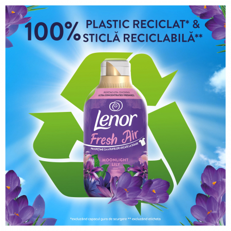Lenor Balsam de rufe, 462 ml, 33 spalari, Fresh Air Moonlight Lily [3]