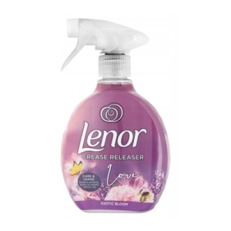 Soluții anticalcar, igienizante și întreținere țesături - Lenor Spray odorizant textile anti sifonare, 500 ml, Exotic Bloom