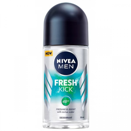 Roll-on - Nivea Deodorant Roll-on, Barbati, 50 ml, Fresh Kick