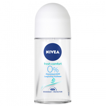 Roll-on - Nivea Deodorant Roll-on, Femei, 50 ml, Fresh Comfort
