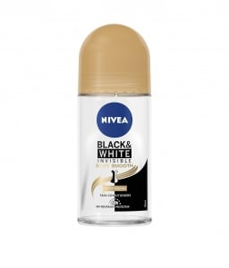 Roll-on - Nivea Deodorant Roll-on, Femei, 50 ml, Invisible Black and White Silky Smooth