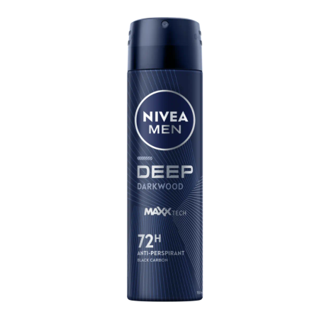 Spray - Nivea Deodorant spray, Barbati, 150 ml, Deep Darkwood
