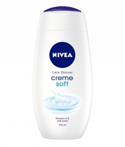 Gel de duș - Nivea Gel de dus, 250 ml, Creme Soft