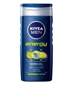 Gel de duș - Nivea Gel de dus, Barbati, 250 ml, Energy