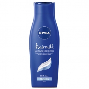 Șampoane - Nivea Sampon, 400 ml, Hairmilk pentru fir normal