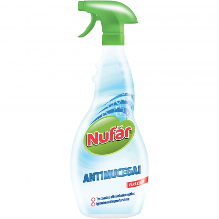 Dezinfectanți suprafețe - Nufar Solutie Antimucegai, 500 ml , fara clor