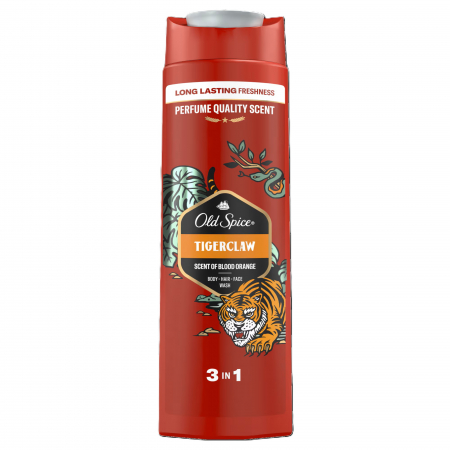 Gel de duș - Old Spice Gel de dus, Barbati, 400 ml, Tigerclaw