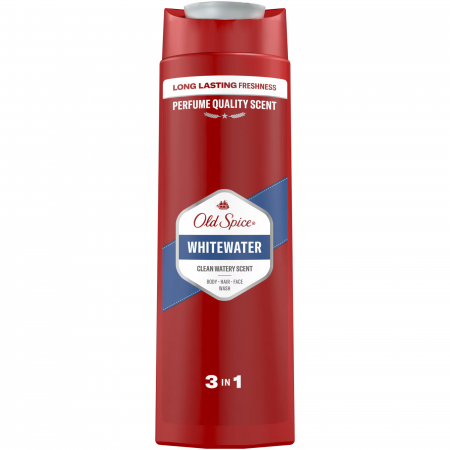 Gel de duș - Old Spice Gel de dus, Barbati, 400 ml, Whitewater