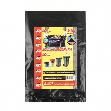 Saci menajeri - Oti Saci menajeri, 240 L, 10 buc, Solid Extra